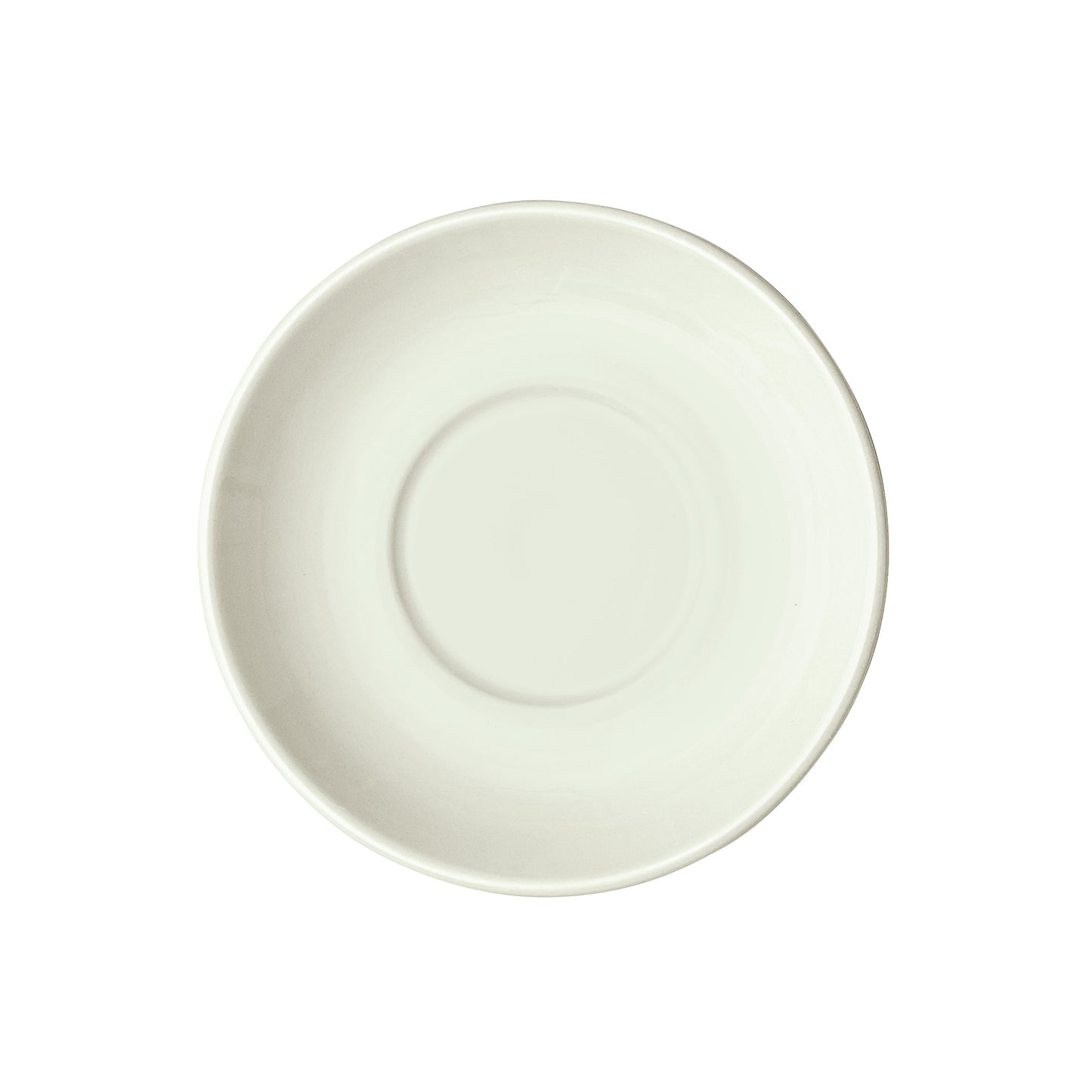 BSC-4-AW - Porcelain Rolled Edge Saucer, Porcelain - American White (36 Pieces/Case)