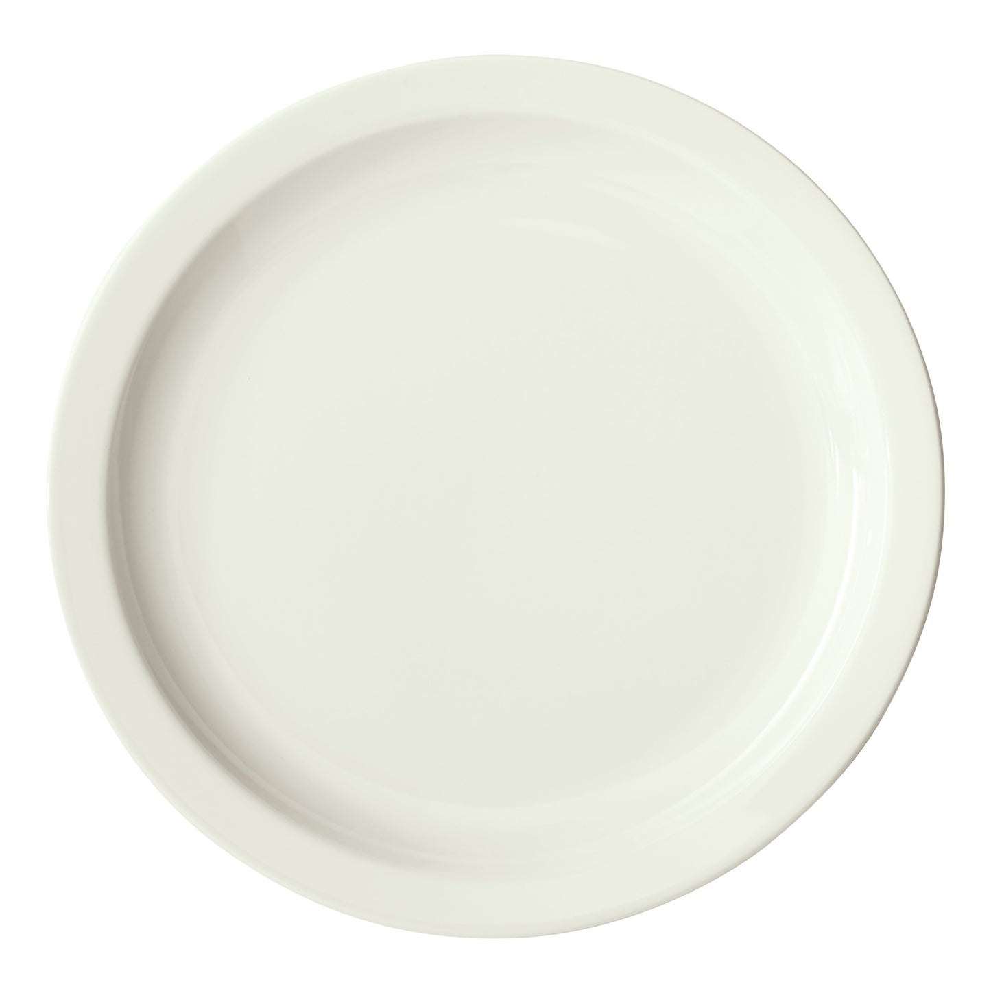 BPR-105NR-AW - Birkhall Porcelain Narrow Rim Plate 10-1/2" dia. - American White (12 Pieces/Case)