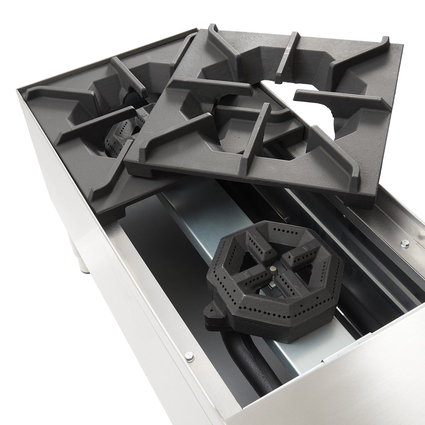 NGHP-2 - Spectrum Gas Hot Plate, 12" Wide, 2-Burner, Natural / LP