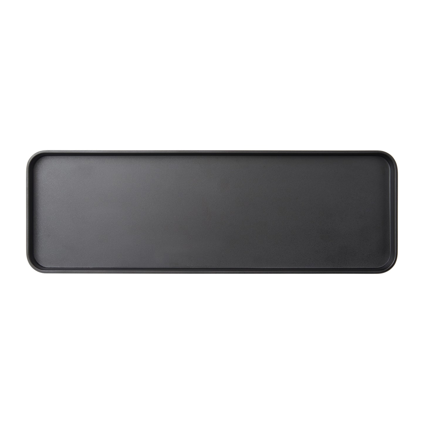 MMP-1806K - Melamine Platter, 18in L x 6in W x 1in H, Rectangular, Black