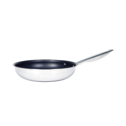 TGFP-8PR - TRI-GEN, 8" Fry Pan, Pro-Release Non-Stick, Tri-ply, Induction Ready, 18/8 SS, NSF, PFAS-Free
