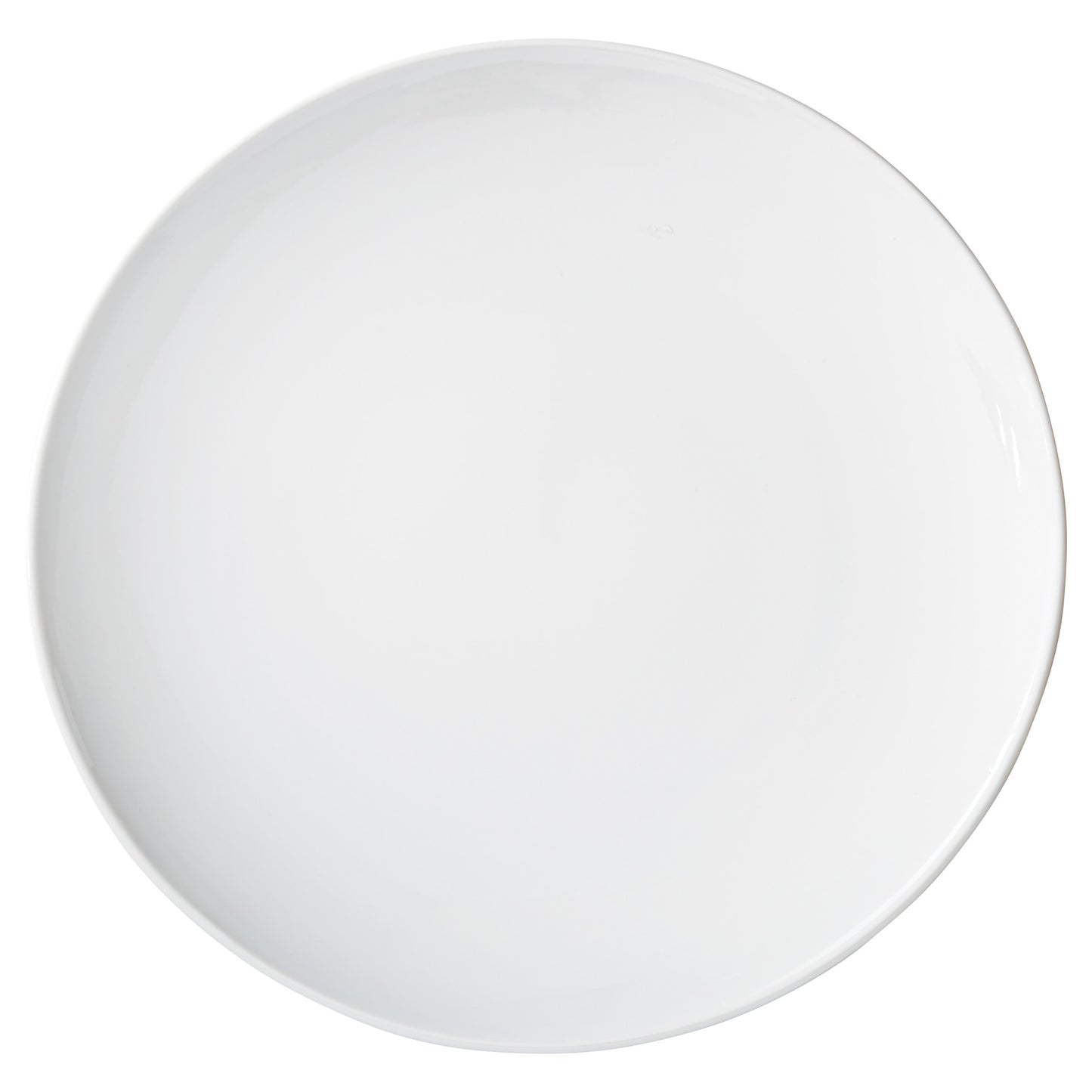 OKP-16 - Brechia Coupe Plate, 16" dia, White Porcelain, 4 Pieces/Case