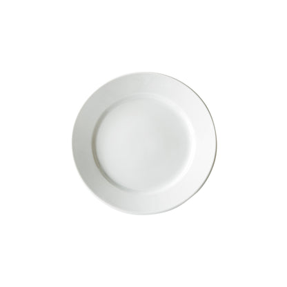 BPR-825RE - Birkhall Plate with Rolled Edge, 8-1/4" dia, White Porcelain, 36 Pieces/Case