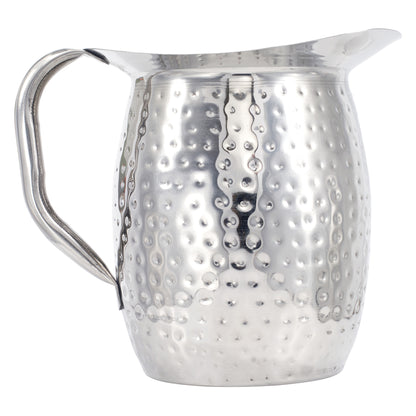 WPB-3H - 3 Qt Hammered S/S Bell Pitcher