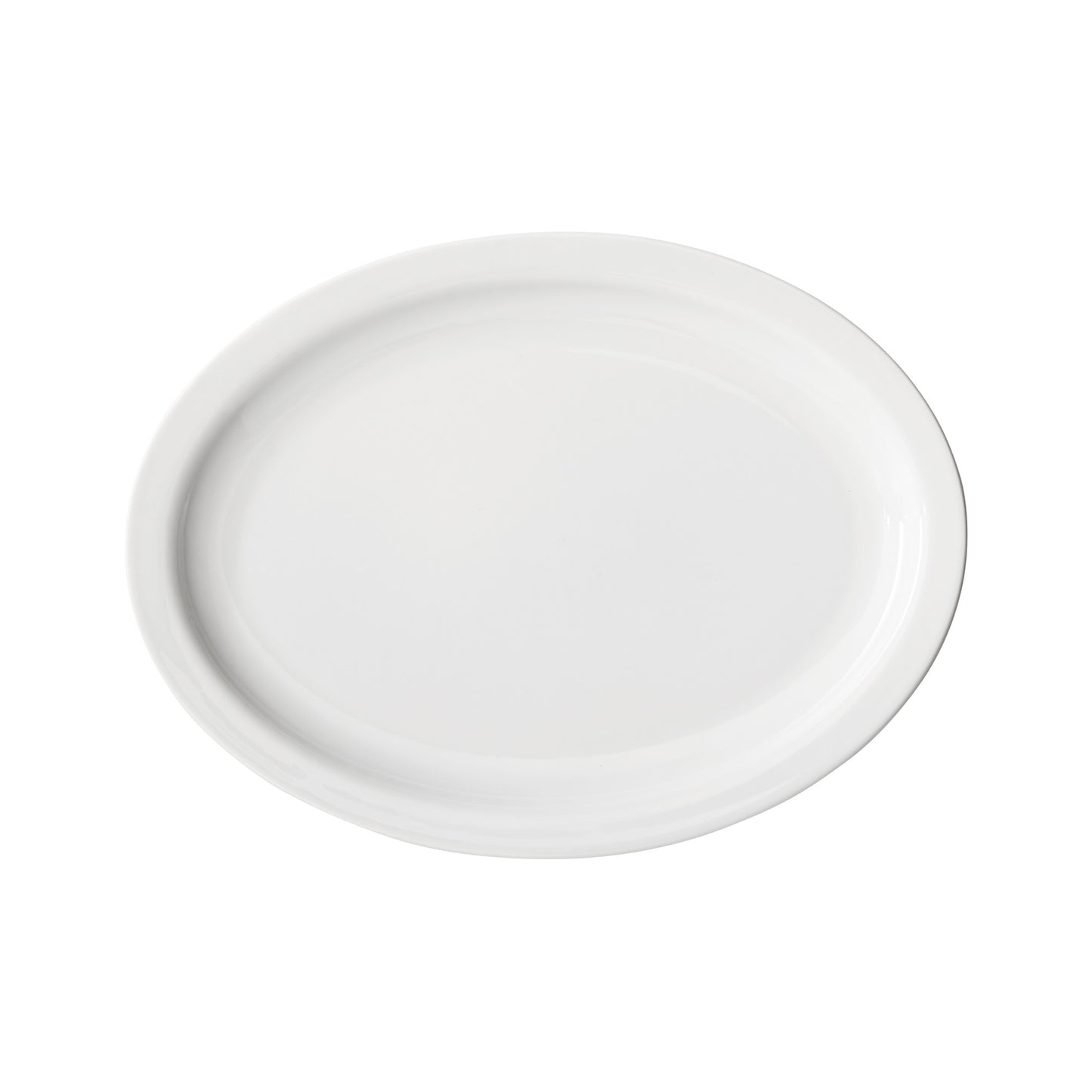 BPO-115NR - Birkhall Oval Platter with Narrow Rim, 11-1/2"L, White Porcelain, 12 Pieces/Case