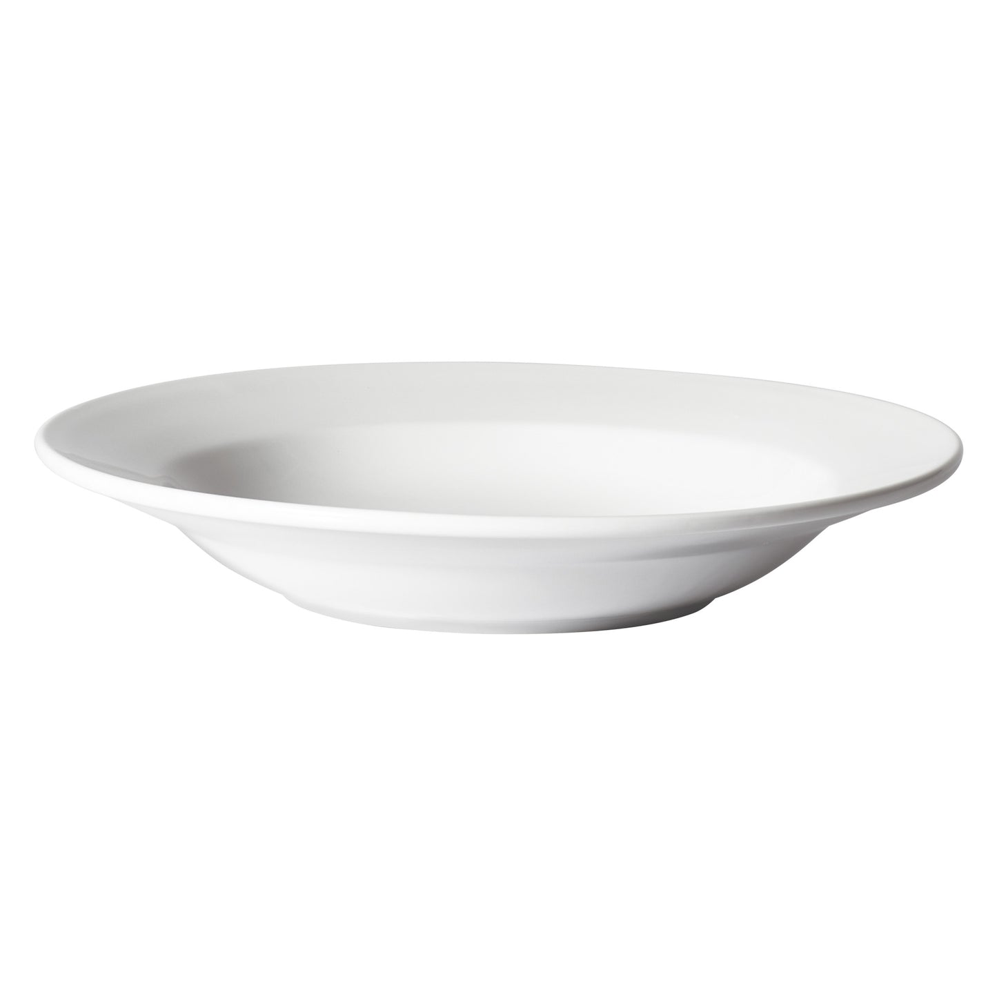 BSP-10RE - Birkhall Soup Plate with Rolled Edge, 10 oz, White Porcelain, 24 Pieces/Case