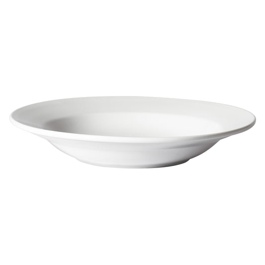 BSP-10RE - Birkhall Soup Plate with Rolled Edge, 10 oz, White Porcelain, 24 Pieces/Case