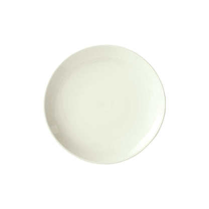 OKP-10-AW - Brechia Porcelain Coupe Plate 10" dia. - American White (12 Pieces/Case)